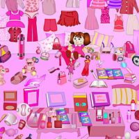 Pink Living Room Objects