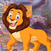 G4K Delighted Lion Escape