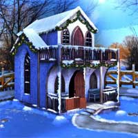 EnaGames The Frozen Sleigh-The Roof Escape