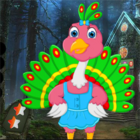 Games4King Cartoon Little Peacock Escape