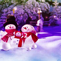 Free online flash games - Winter Snowman Hidden Numbers