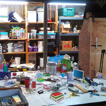 Messy Craft Room