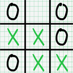 Tic Tac Toe Paper Note