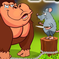 Free online flash games - G2J Save the Ape from a Rat