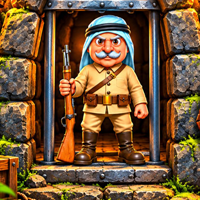 Free online flash games - Help the Trapped Commando