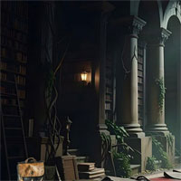 Free online flash games - Dark Library Escape