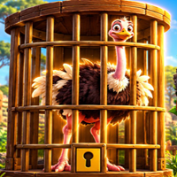 Free online flash games - Escape the Masai Ostrich from the Cage 