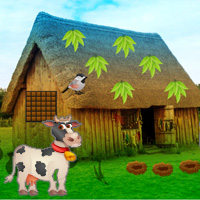 Games2rule Trapped Cow Village Escape