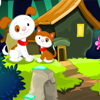 MirchiGames Fantasy Forest Cat Escape