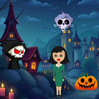 Free online flash games - Wow Family Escaped Halloween Land