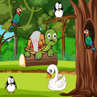 Free online flash games - Wow Wounded Tortoise Reach Pond