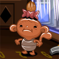 Free online flash games - Monkey Go Happy Stage 1092