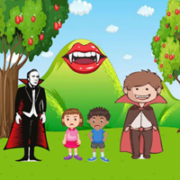Free online flash games - Wow Kids Escaped Vampires Garden