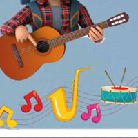 Free online flash games - 8B Musical Studio Escape