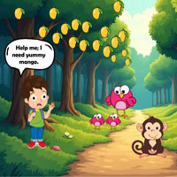 Free online flash games - Wow Boy Needs Yummy Mangoes