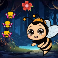 Free online flash games - Baby Bee Reaches Hive