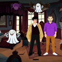 Free online flash games - Buddies Get Ghost Treasure