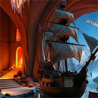Free online flash games - Moonlit Cave Escape