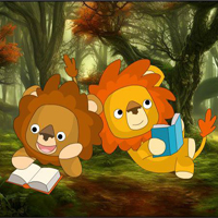 Free online flash games -  Naughty Lions Forest Escape