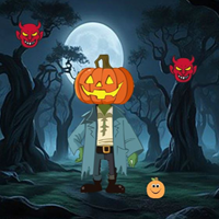 Free online flash games - Pumpkin Man Attend Halloween Party