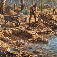 Free online flash games - River of Gold