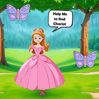 Free online flash games - Princess Stuck After Chariot Miss