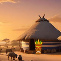 Free online flash games - 365 African Village Escape