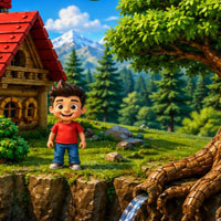 Free online flash games - Riverside Boy Escape