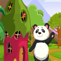 Games4King Cute Panda Rescue