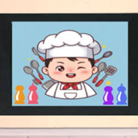 Free online flash games - 8B Chef Kitchen Door Escape