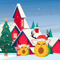 Free online flash games - G2M Snowy Christmas Escape