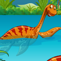 Free online flash games - Dinosaurs Jigsaw Deluxe