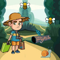 Free online flash games - Traveller Missed The Travel Bus