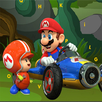 Mario Cars Hidden Letters