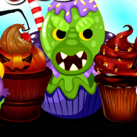 Free online flash games - Halloween Cakes Mahjong