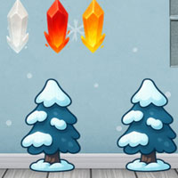 Free online flash games - 8B Icy Prison Rescue the Flame King
