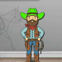 Free online flash games - 8B The Cowboy Secret Hideout