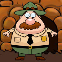 Free online flash games - Save the Obese Forest Officer