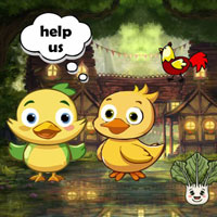Free online flash games - BIG Assist Sad Duck Babies