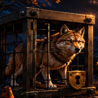 Free online flash games - Unlock the Caged Tibetan Wolf