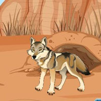 Free online flash games - Tribe Boy And Wolf 01 HTML5