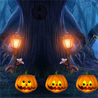 8BGames Halloween Treehouse Escape