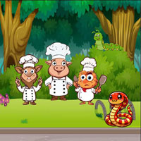 Free online flash games - Wow Animal Attend Cooking Competition