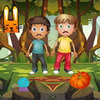 Free online flash games - Trapped Twins Escaping The Forest