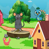 Free online flash games -  Rat  Helplessly  Stuck The Place