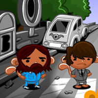 Free online flash games - Monkey Happy Stage 1056