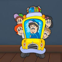 Free online flash games - 8B School Bus Escape