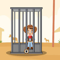 Free online flash games - Escape The Cowboy From Cage