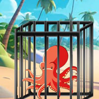 Free online flash games - G2M Cage Octopus Escape