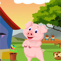 Games4King Cute Pig Rescue 2